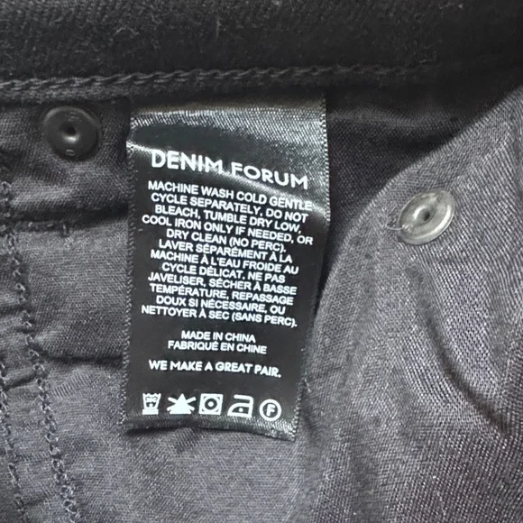 NWT Aritzia Denim Forum Cowgirl Black Micro Skirt - Picture 13 of 14